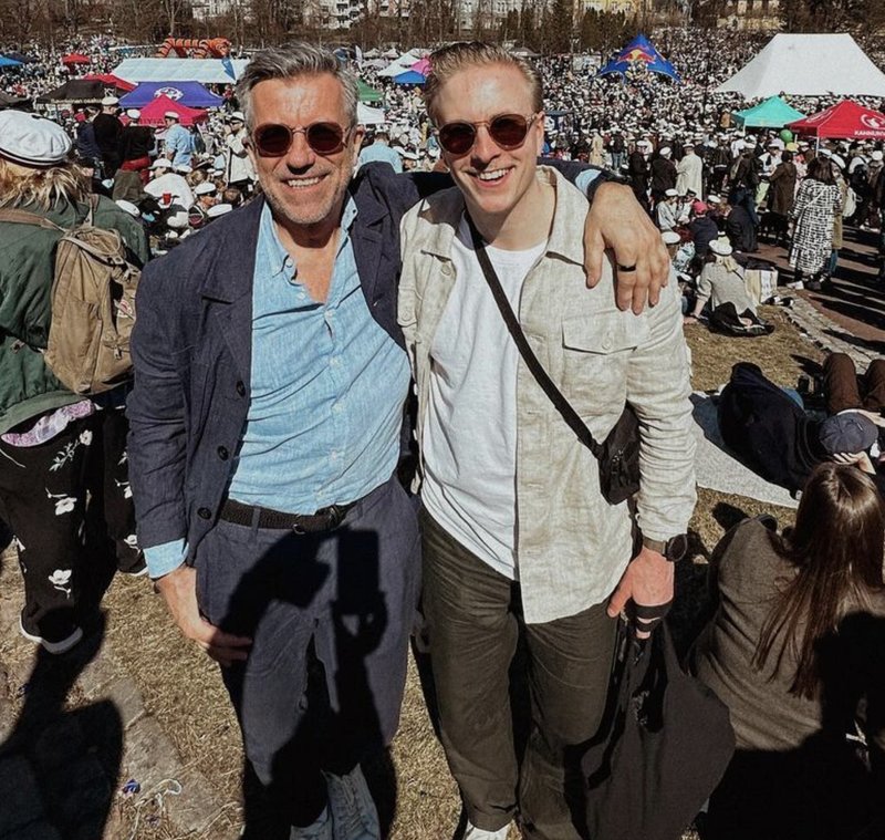 Janne Puhakka (t.h) tillsammans med partnern Rolf Nordmo (t.v). Foto: Skärmavbild/Instagram Janne Puhakka (t.h) tillsammans med partnern Rolf Nordmo (t.v). Foto: Skärmavbild/Instagram